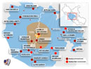 Cartina dei canili di Roma e della Provincia
